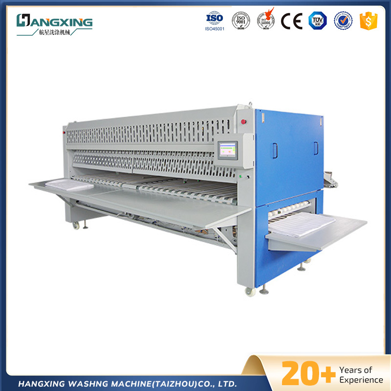 Máquina dobrável de lençóis de hotel totalmente automática